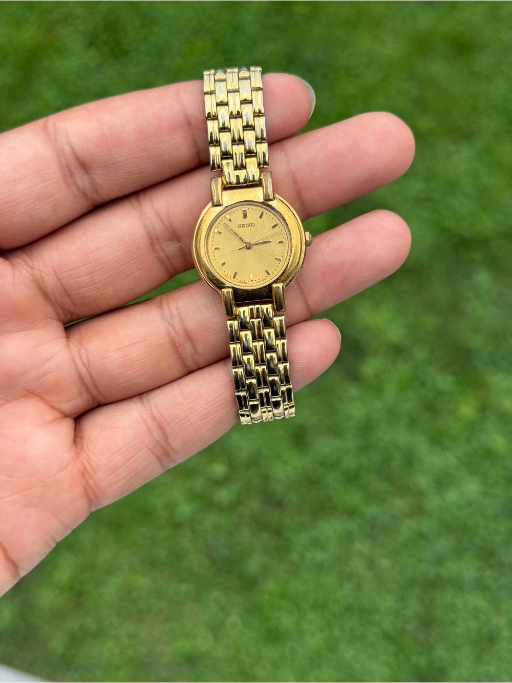 Seiko Japan Vintage Gold Tone Quartz Analog Ladies Watch Classic - Picture 5 of 10